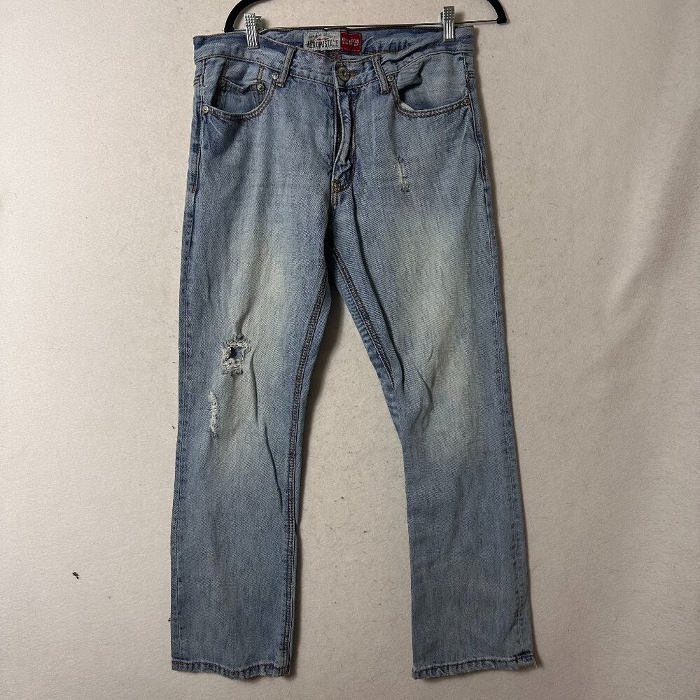 Aeropostale Jeans Men's Size 32X31 Driggs Slim Fit Boot Cut Distress Streetwear